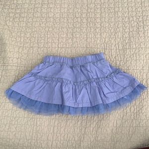 Baby skirt with trim